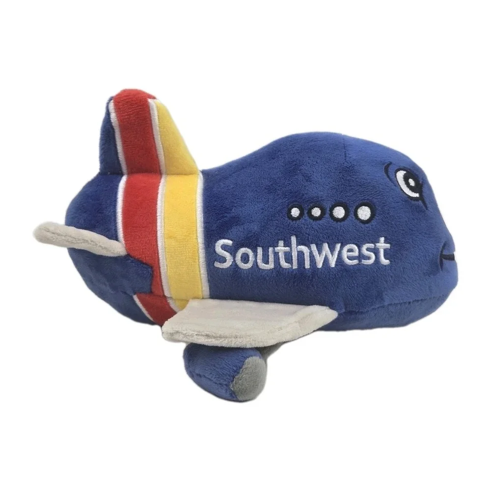 Southwest Airlines Jet Airplane Plush Stuffed Toy Circa 2022 Daron Toys MINT